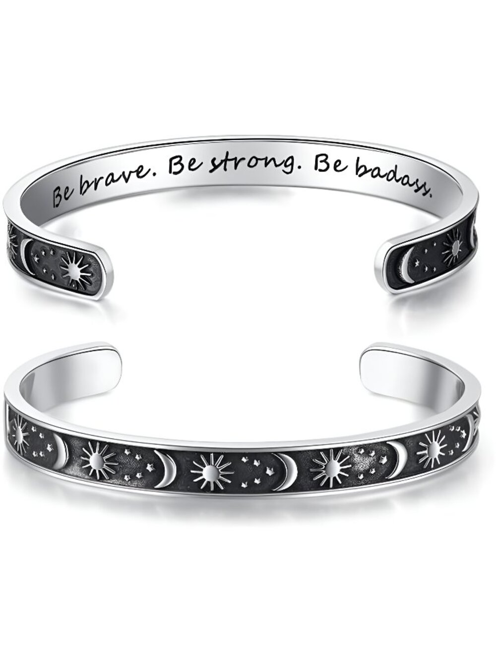 Inspirational Stainless Steel Bracelets for Women Teen Girls Personalized Gifts
